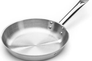 Brillante y resistente: La sartén de acero inoxidable que toda cocina necesita