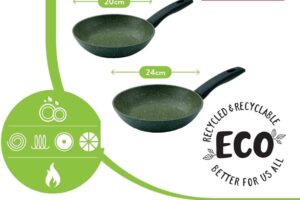 Descubre la sartén eco-amigable libre de PFOA y PTFE: Cocina saludable y sostenible