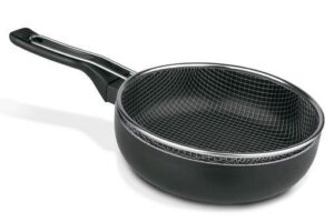 ¡Frituras perfectas con la sartén freidora con cestillo de Carrefour!