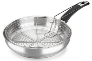 La mejor sartén con cesta para freír: ¡Fácil, rápido y delicioso!