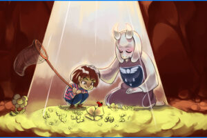 La sartén quemada: Un encuentro inesperado en el mundo de Undertale