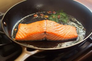 Receta rápida y deliciosa: Salmon al sartén