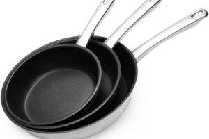 Sartén de acero inoxidable 18/10: calidad y resistencia en tu cocina