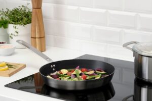 Sartén de alta calidad sin recubrimiento de teflón de IKEA: segura, duradera y antiadherente