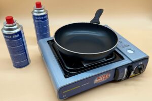 Sartén portátil: cocina en cualquier lugar
