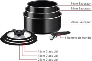 Sartén sin mango Tefal: la solución para un almacenamiento compacto